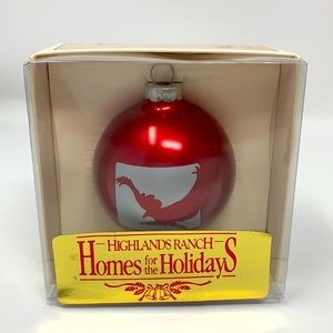 Vintage red eagle 🦅 Christmas tree ornament 1991